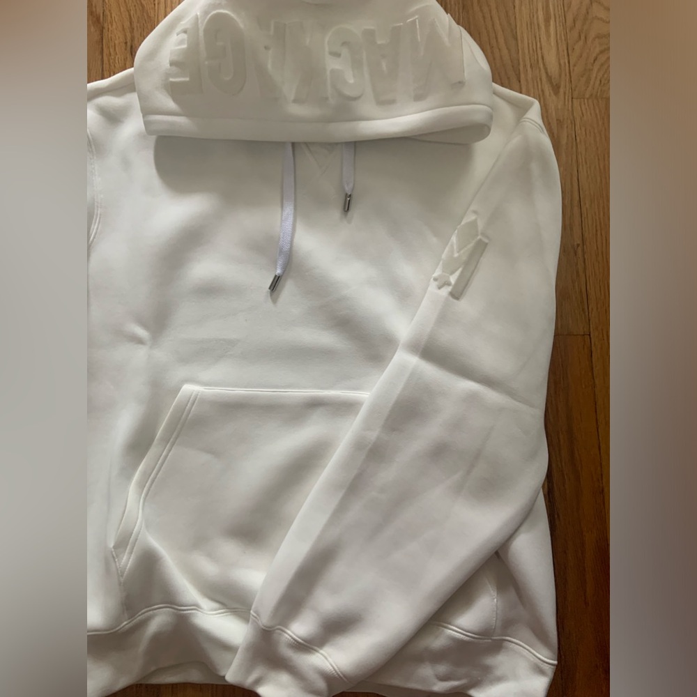 White Mackage Krys hoodie, like new